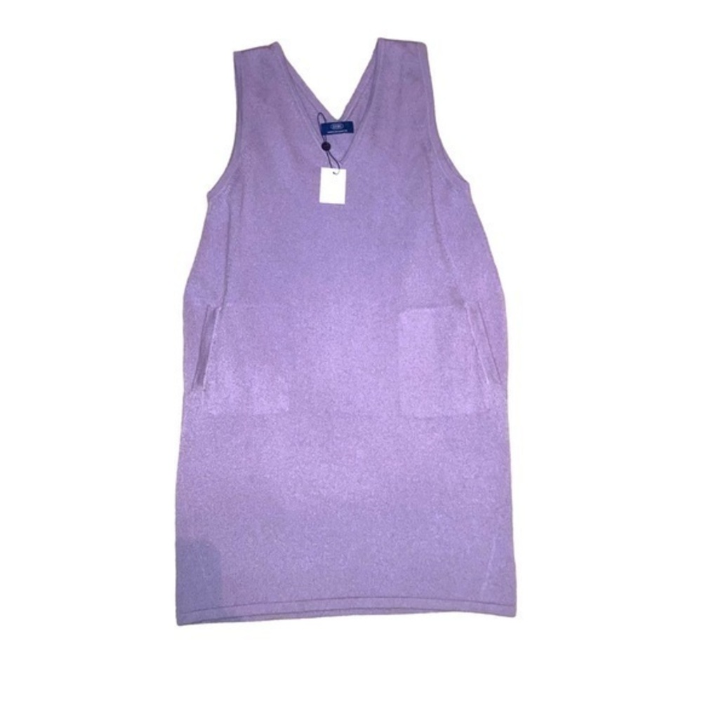 Hobo purple cashmere sleeveless dress nwt new L